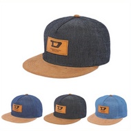 Topi Vintage Topi lelaki Topi Denim Jeans Topi Snapback Kain Denim Size adjustable Flat Brim Topi St