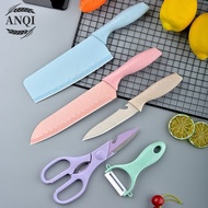 ANQI1888 Pisau Dapur Set isi 6pcs Kitchen Knife Set Multicolor Knife