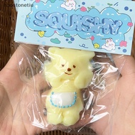 TIU  Squishy Toy Mochi Toy Butter Bear Hug Bear Apron Bear Pinching Slow Rebound Deion Vent Toy Stress Release Toy Hand Relax n