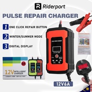 Smart Charger Motorcycle Bateri Repair Charging Cas Bateri 12V 6A Car Battery Charger Battery Pulse 