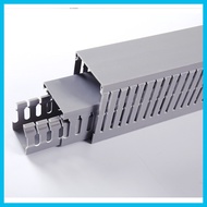 ◭  ☇◑ ☾ PVC Cable Tray Duct Slotted PVC cable trunking Wire Duct Cable Management