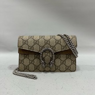 gucci 476432 酒神銀釦斜背包super mini dionysus woc