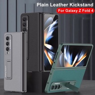 GKK Case Samsung Galaxy Z Fold 4 5G 2022 Kickstand Leather Hardcase Samsung Z Fold 4