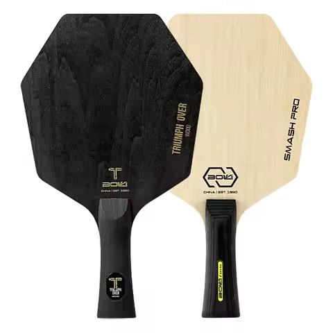 Table Tennis Blade Hexagon Shape 5 Wood Ping Pong Blade Cyber Shape Lightweight Hexa-shape FL Grip L