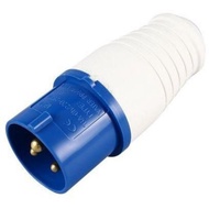 Blue 240V 16Amp 32Amp 3 PIN Industrial Plug & Wall Socket Waterproof