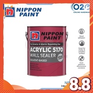 5L Nippon Acrylic 5170 Wall Sealer Paint Nippon Sealer 5170 5L Nippon Paint Sealer Minyak Cat Underc