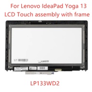 ชุดประกอบจอ LCD สำหรับ Lenovo Ideapad Yoga 13หน้าจอสัมผัสจอแอลซีดีชุดประกอบแผงหน้าจอทัชสกรีน Slb1 LP133WD2