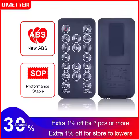 Remote Control For JBL Home Theater Cinema SB450 SB100 SB200 SB400 2.1 & Harman Karmon SB26 Soundbar