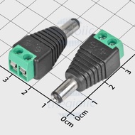 [5 Pieces]- DC5521 DC Male Power Connector Jack 2.1mm Needle Wire Connector With Domino
