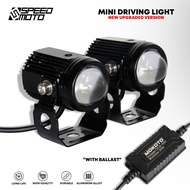 MOKOTO MINI DRIVING LIGHT V2 WHITE AND YELLOW 4WIRES HIGH-LOW BEAM 12V FOR MOTORCYCLE