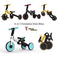 [INSTOCK] Foldable 4 in 1 Kids Tricycle Balance Bike