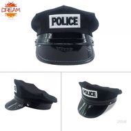 Dream Cosplay Police Cop Hat for Kids Adults Police Party Cosplay Costume Props Octagonal Cop Hat fo
