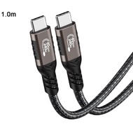 ⚡ 【Readystock】 + FREE Shipping ⚡ USB4 Cable with 240W Fast Charging 1m 8K Monitor 40Gbps Compatible with USB 4 Thunderbolt 4 Type C laptop smartphone