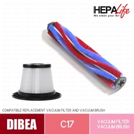 DIBEA C17 Compatible Vacuum Brush And Filter