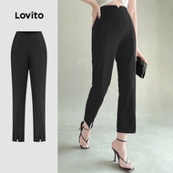 Elegant Plain Zipper Pant for Women L128ED777