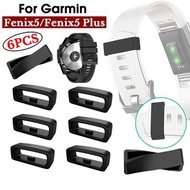 屯團百貨 - 適用於博能A360 (6個裝) Garmin Fenix5 22mm 矽膠表圈 22mm寬度錶帶防丟圈 智能心率手錶表帶表環扣替代表環圈