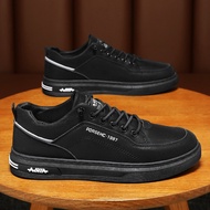 DAZZLING รองเท้าผ้าใบหญิง mens trendy versatile DZ-1990-BK