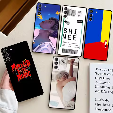 KPOP SHINee Phone Case For Samsung Galaxy S24 Ultra S23 S22 Plus S21 S20 FE S8 S9 S10 Note 10 20 Cov