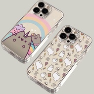 Cute Pusheen Cat Casing for Samsung Galaxy A73 A72 A71 A55 A54 A53 A52 A51 A50 A33 A32 A23 A13 4G 5G