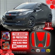 Honda HRV 2015 logo carbon fiber emblem