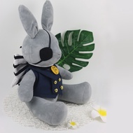 Black Butler Rabbit Plush cos Charlie Rabbit Doll Toy Birthday Gift Ornaments