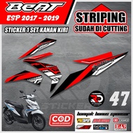 (RD STICKER) STRIPING HONDA ESP STREET 2017 - 2019 CODE 47 COOL STREET STICKER LIST MOTIF ALREADY CU