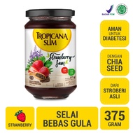 Tropicana Slim Strawberry Jam 375g - Sugar Free Strawberry Jam