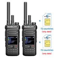 Wurui G2วิทยุสื่อสาร2ชิ้นวิทยุทอล์กี้วิทยุสื่อสารสองทางแบบพกพาระดับมืออาชีพ Ptt POC + UHF จำนวน2ชิ้น