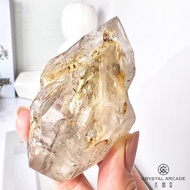 巴基斯坦黃泥骸骨閃靈鑽Skeletal Herkimer Diamond