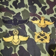 Patch Tentara Jadul Brevet Para Jadul Emblem Bordir Terjun Payung Jatah Lama Era ABRI Seroja Yonif L