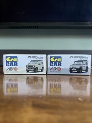 接近全新! 絕版 Era Car Apio Jimny Melt khaki & Apio Jimny Sierra Gray scale 1:64 Suzuki 鈴木