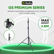 GS Spring Cushioned Aluminium Alloy Studio Light Stand (2.8M)