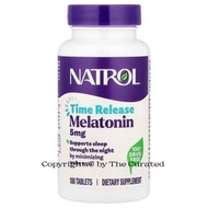 兩盒起包順風櫃/站 $178 兩盒 全網最平！平均每盒$89 Natrol Sleep Melatonin 5mg Time Release tablets 100 tablets 100粒裝