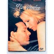 DVD Cover: 9 1/2 Weeks (1986) Nine & Ahalf Week "Mickey Rourke Kim Basinger "