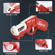 Mini Throwing Shell Goblin Hand Cannon Pull Bolt Launchable Toy Gun Boy Shotgun Toy Model