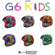 GRAYFOSH G6 KIDS HELMET KANAK-KANAK (UMUR 2-12) WITH SIRIM MALAYSIA KID HELMET BUDAK 头盔