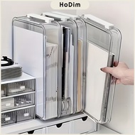 A4 File Paper Organizer Stackable Storage Box Office Organization Clear Organizer Desktop Storage