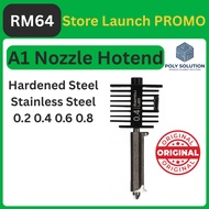 Bambu Lab A1 Hotend with Nozzle Hardened Steel Stainless Steel A1 mini