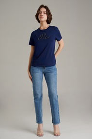 Mc jeans เสื้อยืดผู้หญิง คอกลม  MTSZB51