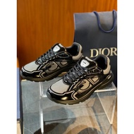 D * ior Dior B30 Sports Shoes Jogging Shoes Thick Low-Top Cowhide Daddy Shoes Heightening Lightweigh