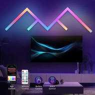 WIFI TUYA Voice Control LED Smart Wall Light RGBIC Ambient Night Light WIFI APP Music Sync DIY Light