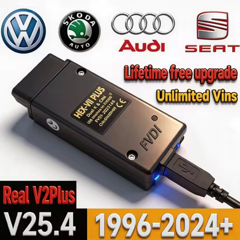New Design VCDS-Plus Diagnostic Tools VAG Coding COM HEX Real V2 plus STM32F429 V25.4 For VW AUDI Sk