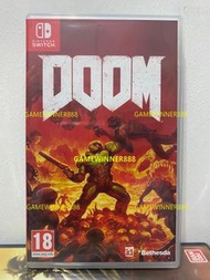 《今日快閃價》（中古二手）Switch NS遊戲 毀滅戰士 DOOM  歐版中英文版