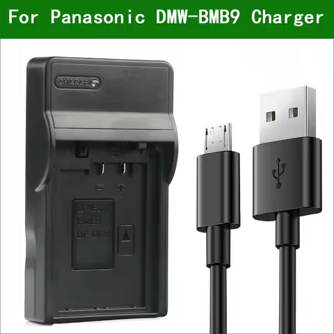 DMW-BMB9 BMB9E BMB9PP Digital Camera Battery Charger for Panasonic DMC-FZ40 FZ45 FZ47 FZ48 FZ60 FZ62