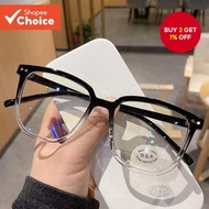 Fashion Oversize Square Glasses - Blue Light & Anti Radiation Blocking Big Frame Eyewear for Women &