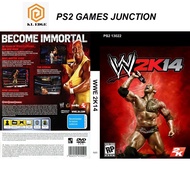 PS2 CD DVD Games WWE 2K14 (Mod WWE 2011), (DVD Games)