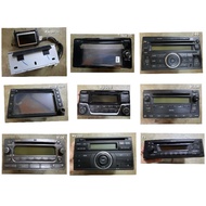 Used original player set CD, MP3, USB.. without socket Triton,Navara D40 NP300,Ranger T6,Vios,Hilux 