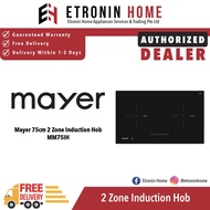 Mayer 75cm 2 Zone Induction Hob MM75IH
