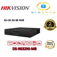 HIKVISION 32CH / 32 CHANNEL DS-9632NI-M8 2U 8K NVR