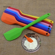 Home Kitchen Silicone Flexible Spatulas Cake Cream Scraper Cooking Baking Tool